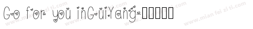 Go for you inGuiYang字体转换
